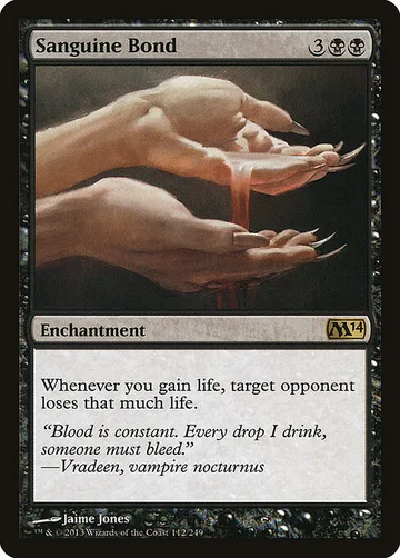 Sanguine Bond 112, carta de Magic: The Gathering de Magic 2014