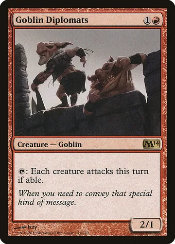 Goblin Diplomats 141, carta de Magic: The Gathering de Magic 2014