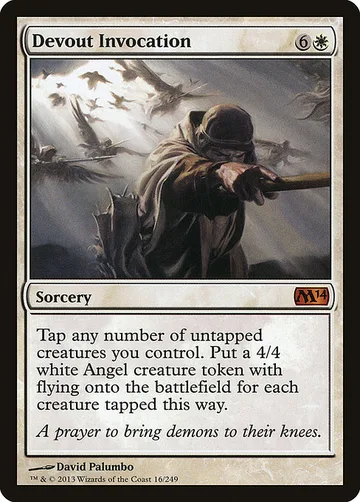 Devout Invocation 16, carta de Magic: The Gathering de Magic 2014