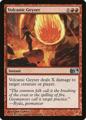 Volcanic Geyser 160, carta de Magic: The Gathering de Magic 2014