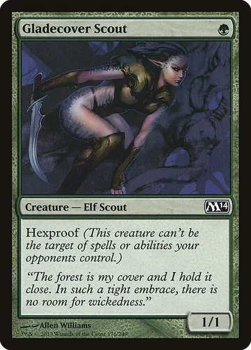 Gladecover Scout 176, carta de Magic: The Gathering de Magic 2014