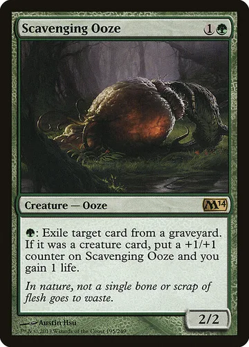 Scavenging Ooze 195, carta de Magic: The Gathering de Magic 2014
