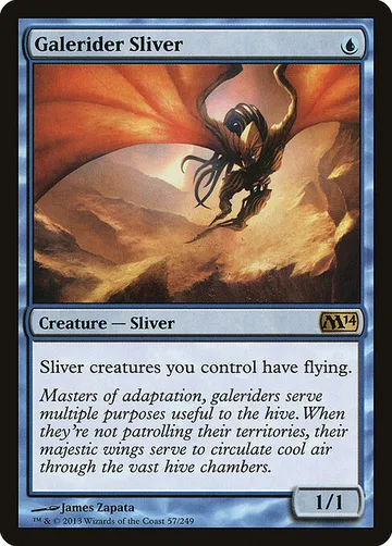 Galerider Sliver 57, carta de Magic: The Gathering de Magic 2014