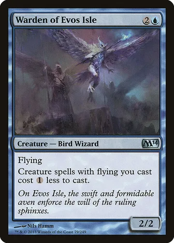 Warden of Evos Isle 79, carta de Magic: The Gathering de Magic 2014