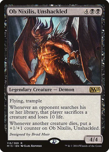 Ob Nixilis, Unshackled 110, carta de Magic: The Gathering de Magic 2015
