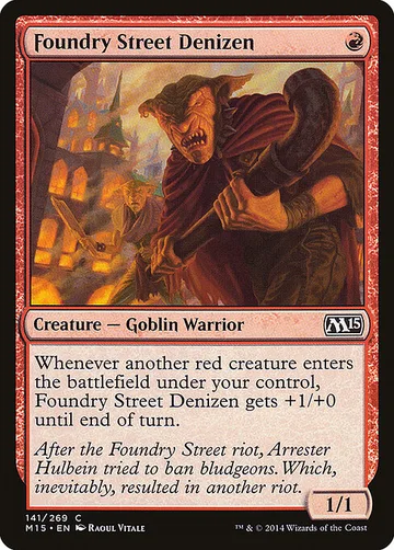 Foundry Street Denizen 141, carta de Magic: The Gathering de Magic 2015