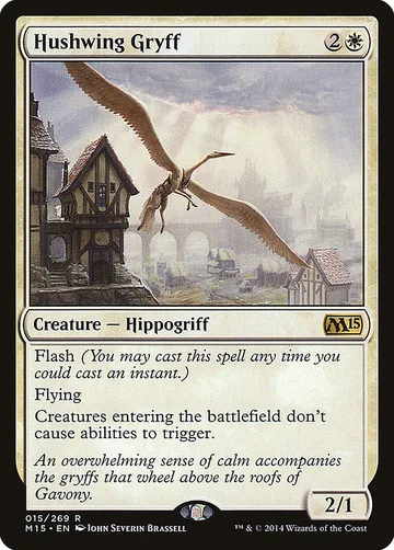 Hushwing Gryff 15, carta de Magic: The Gathering de Magic 2015