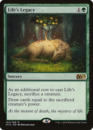 Life's Legacy 183, carta de Magic: The Gathering de Magic 2015