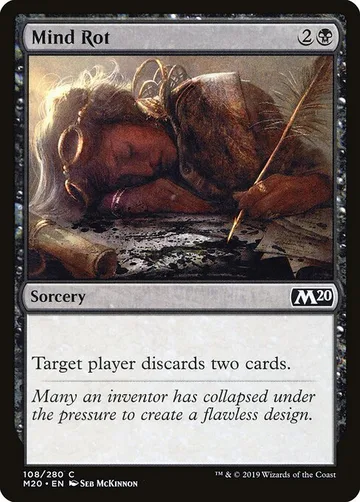 Mind Rot 108, carta de Magic: The Gathering de Core Set 2020