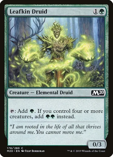 Leafkin Druid 178, carta de Magic: The Gathering de Core Set 2020