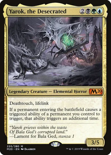 Yarok, the Desecrated 220, carta de Magic: The Gathering de Core Set 2020