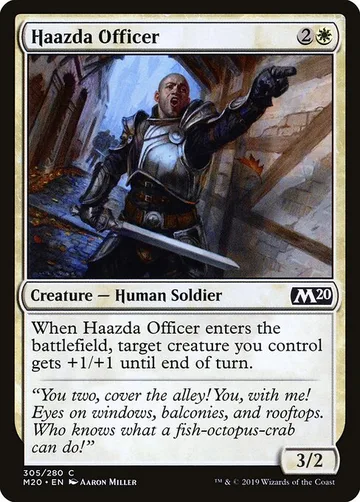 Haazda Officer 305, carta de Magic: The Gathering de Core Set 2020