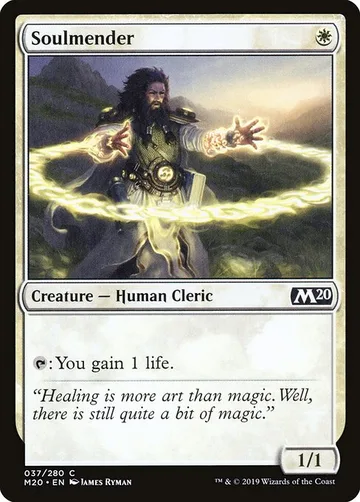 Soulmender 37, carta de Magic: The Gathering de Core Set 2020