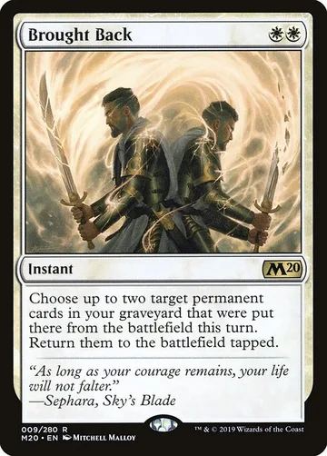 Brought Back 9, carta de Magic: The Gathering de Core Set 2020