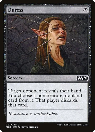 Duress 97, carta de Magic: The Gathering de Core Set 2020