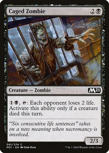 Caged Zombie 91