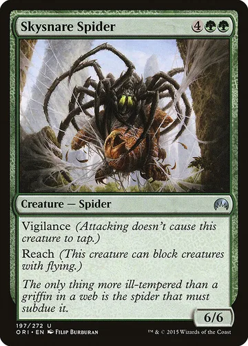 Skysnare Spider 197, carta de Magic: The Gathering de Magic Origins