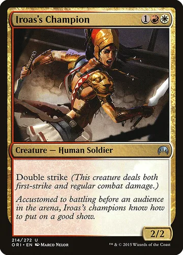 Iroas's Champion 214, carta de Magic: The Gathering de Magic Origins