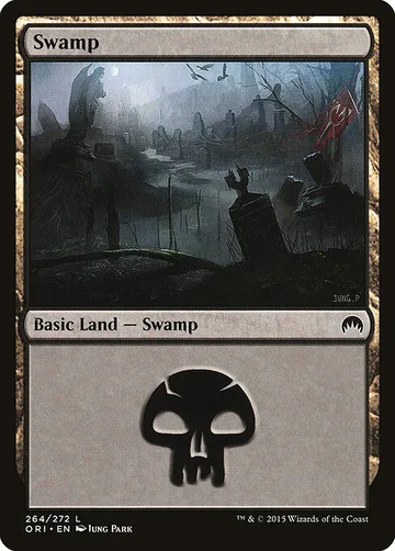 Swamp 264, carta de Magic: The Gathering de Magic Origins