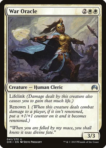 War Oracle 41, carta de Magic: The Gathering de Magic Origins