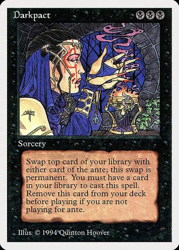 Darkpact 100, carta de Magic: The Gathering de Summer Magic / Edgar