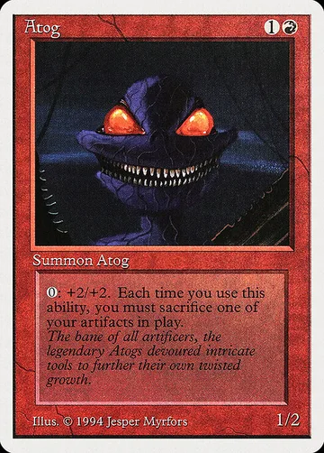 Atog 139, carta de Magic: The Gathering de Summer Magic / Edgar