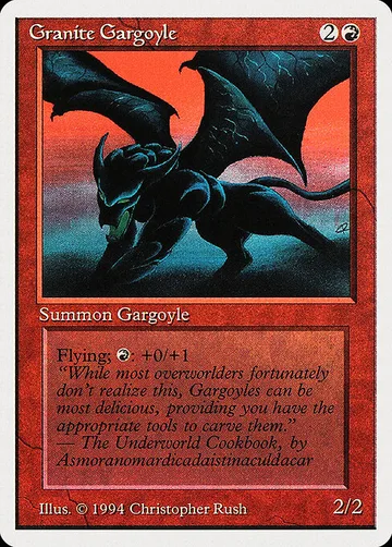 Granite Gargoyle 156, carta de Magic: The Gathering de Summer Magic / Edgar