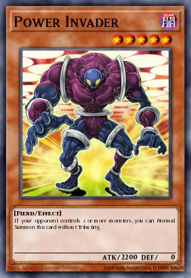 Invasor Poderoso ABPF-009, carta de Yu-Gi-Oh! de Absolute Powerforce