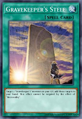 Monolito del Cuidador de Tumbas ABPF-056, carta de Yu-Gi-Oh! de Absolute Powerforce