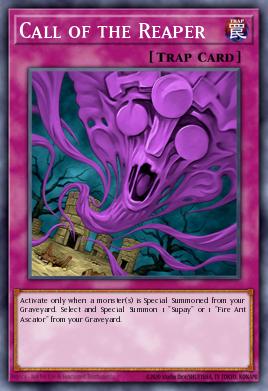 Llamada de la Parca ABPF-070, carta de Yu-Gi-Oh! de Absolute Powerforce