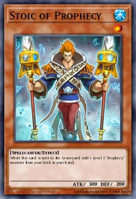 Estoico de la Profecía ABYR-021, carta de Yu-Gi-Oh! de Abyss Rising
