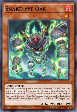 Roble Ojo de Serpiente AGOV-008, carta de Yu-Gi-Oh! de Age of Overlord