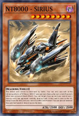 NT8000 - SIRIUS ALIN-030, carta de Yu-Gi-Oh! de Alliance Insight