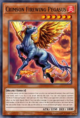 Pegaso Aladefuego Carmesí