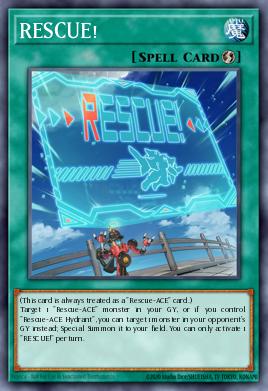 ¡RESCATE! AMDE-009, carta de Yu-Gi-Oh! de Amazing Defenders