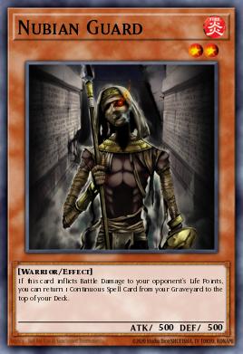 Guardia Nubian AST-066, carta de Yu-Gi-Oh! de Ancient Sanctuary