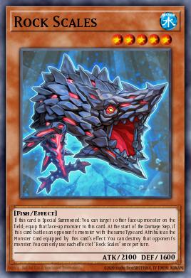 Escamas de Roca BACH-083, carta de Yu-Gi-Oh! de Battle of Chaos