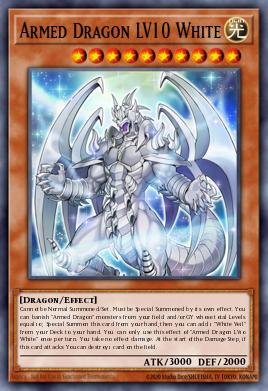Dragón Armado LV10 Blanco BLVO-005