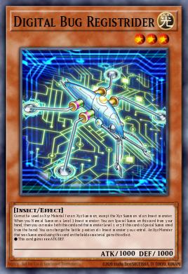 Bicho Digital Regiscudo BLVO-023, carta de Yu-Gi-Oh! de Blazing Vortex