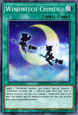 Campanadas de Vientobruja BLVO-059, carta de Yu-Gi-Oh! de Blazing Vortex