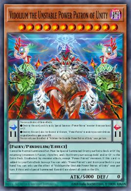 Vidolium the Unstable Power Patron of Unity BLZD-010