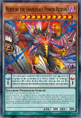Nervedo the Shadebeast Power Patron BLZD-011