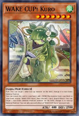 WAKE CUP! Kuro BLZD-028, carta de Yu-Gi-Oh! de Blazing Dominion