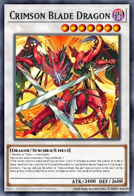 Crimson Blade Dragon BLZD-037