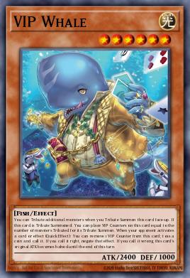 VIP Whale BLZD-084, carta de Yu-Gi-Oh! de Blazing Dominion