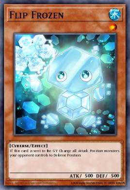 Volteo Congelado BODE-092, carta de Yu-Gi-Oh! de Burst of Destiny