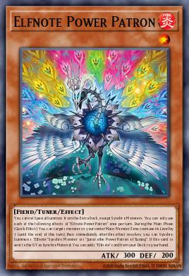 Elfnota Modelo de Poder BPRO-013, carta de Yu-Gi-Oh! de Burst Protocol