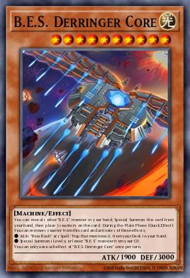 B.E.S. Derringer Core BPRO-021, carta de Yu-Gi-Oh! de Burst Protocol