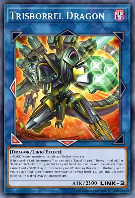 Dragón Trisborre BPRO-048, carta de Yu-Gi-Oh! de Burst Protocol