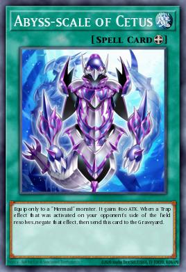 Abis-escamas de Cetus CBLZ-061, carta de Yu-Gi-Oh! de Cosmo Blazer